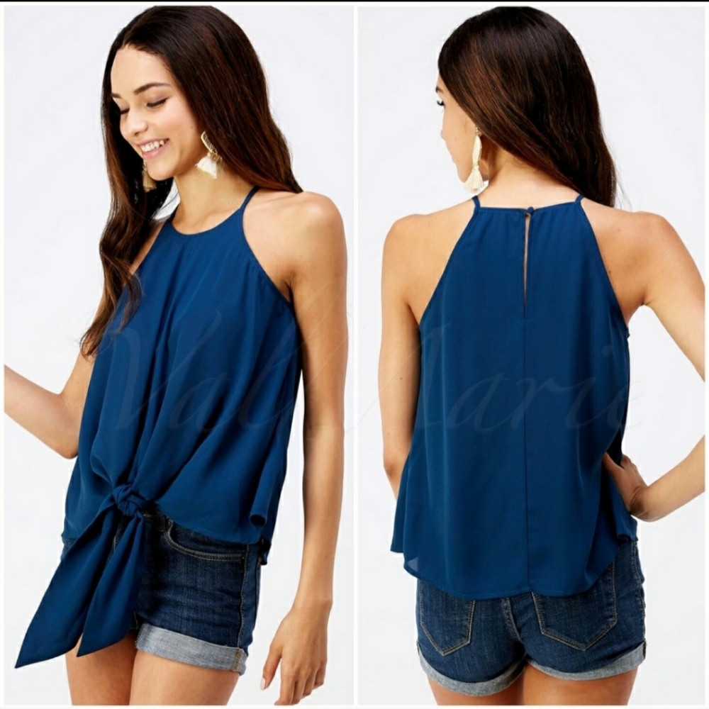 Navy tank top - Picture 2 of 2